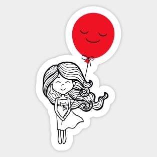 Little Girl Sticker